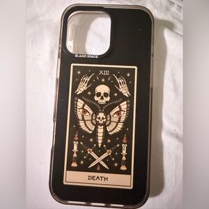 Black Tarot Card Phone Case (iPhone 16 Pro Max)